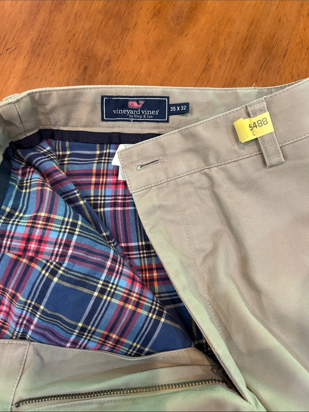 Men's Vineyard Vines Khaki Chino Pants - Classic Fit